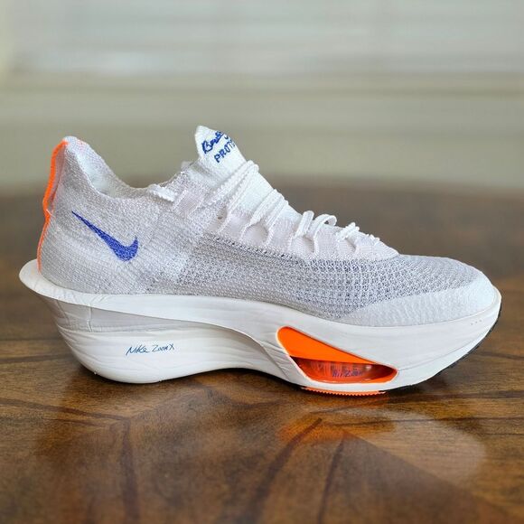 Nike Air Zoom Alphafly Next% 3 Blueprint Pack Running Shoes White Blue Women's 8 - Picture 8 of 16